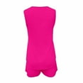 thumbnail image 5 of WCJM Pink Women's Solid Color Suit Fashion Casual Ring Suit Set Fashion Casual Vest Ring Suit, 5 of 5