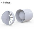 thumbnail image 1 of 220V High-Power Exhaust Fan With Backdraft Valve - Flexible Installation & Low 09Si (4 Inches), 1 of 10