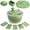 Grass Green, variant on 3 in 1 salad spinner slicer chopper, Salad Spinner Large, Vegetables Wash Bowl, Fruits & Herb Lettuce Dryer with 5 Blade Slicer Egg Yolk Strainer Shredder for Efficient Salad Preparation and Food Was