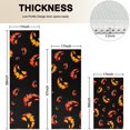 thumbnail image 4 of Black Halloween Pumpkin Faces Kitchen Rugs Sets Of 3,Kitchen Runner Rugs Non Skid Washable,Decorative Kitchen Floor Mats for Kitchen,Sink,Laundry,17"x30"+ 17"x47" + 17"x59", 4 of 6