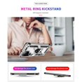thumbnail image 7 of Compatible with Samsung Galaxy S25 Ultra Protective Case,Heavy Duty Shockproof Armor Phone Case with 360° Rotating Metal Ring Holder Kickstand Military Grade Protection Rugged Cover,Silver, 7 of 7