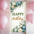 thumbnail image 6 of Floral Design Banner Decorative Flowers Elegant Backdrop for Birthday Celebration Indoor Decor Party Decoration, 6 of 8