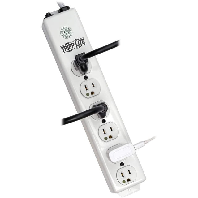 Regleta TRIPP LITE de 6 tomas, 1,8 m, blanca, UL1363