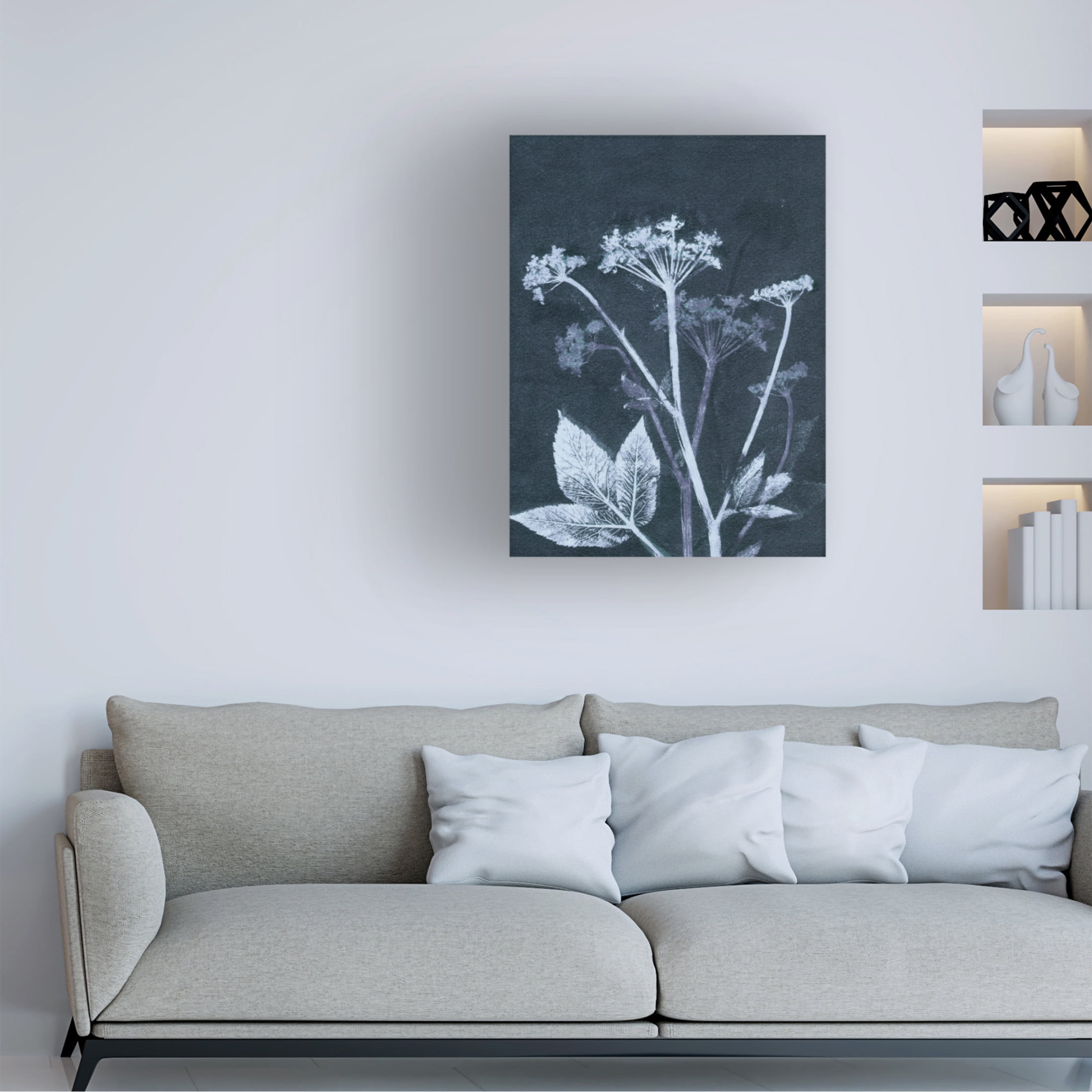 Canvas Wall Art - Pernille Folcarelli 'Ground Elder' Wall Art for Living Room, Bedroom, or Office Décor by Trademark Fine Art - 35 x 47 Inches