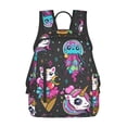 thumbnail image 1 of Balery Cat Icecream Mochila Ligera para Hombres y Mujeres – Resistente y Impermeable, Ideal para la Escuela, el Trabajo, los Viajes y el Uso Diario, 1 of 7