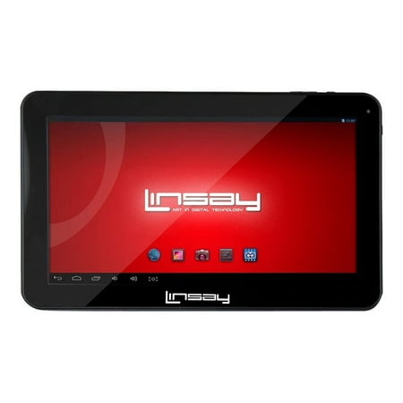 Linsay COSMOS F-10HD - Tablet - Android 4.1 (Jelly Bean) - 8 GB - 10.1" TFT (1024 x 600) - touchscreen - USB host - miniSD slot - black