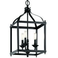 thumbnail image 3 of 42566BK Kichler Lighting Larkin - 3 light Cage Foyer - with Traditional inspirations - 22.25 inches tall by 12 inches wide-Black Finish, 3 of 9