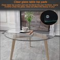 thumbnail image 5 of 100 Pieces Table Tray Glass Rubber Anti Slip Dash Mat Clear, Clear Glass Table Top Bumpers, Glass Table Top Spacer Pad(2 Sizes), 5 of 5