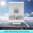 thumbnail image 1 of 10Pcs Solar Photovoltaic Bracket Aluminum Alloy Clamp for Solar Module Solar Panel Racking Mounts Accessories PV Clamp C, 1 of 5