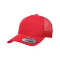 thumbnail image 1 of Adult 5-Panel Retro Trucker Cap - RED - OS, 1 of 2