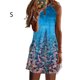 thumbnail image 5 of Vestido informal bohemio Minnieouse Estampado Flor azul S, 5 of 6