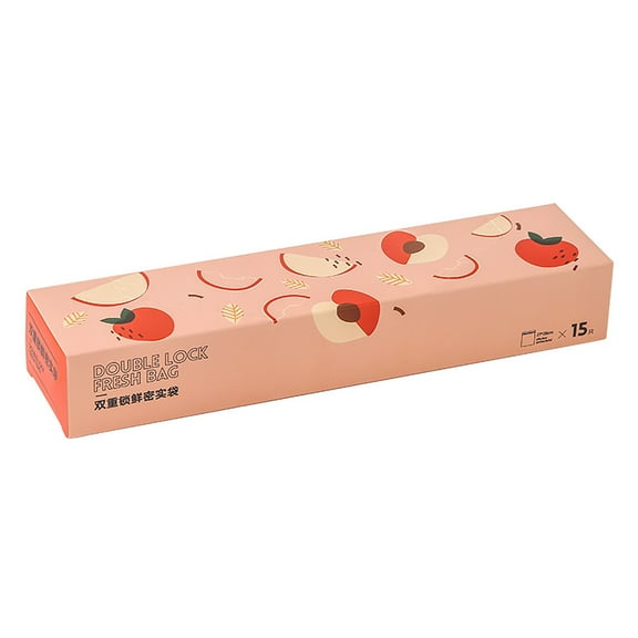 Food Grade Fresh Keeping Bag SelfSealing Thickened for Refrigerator Storage