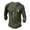 Army Green, variant on Polo Shirts For Men Long Sleeve Solid Color Casual Comfort Soft Loose Quarter Button Henley Shirt Spring Lightweight Classic Basic Blouse Army Green L