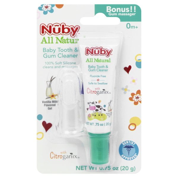 nuby all natural teething gel walmart