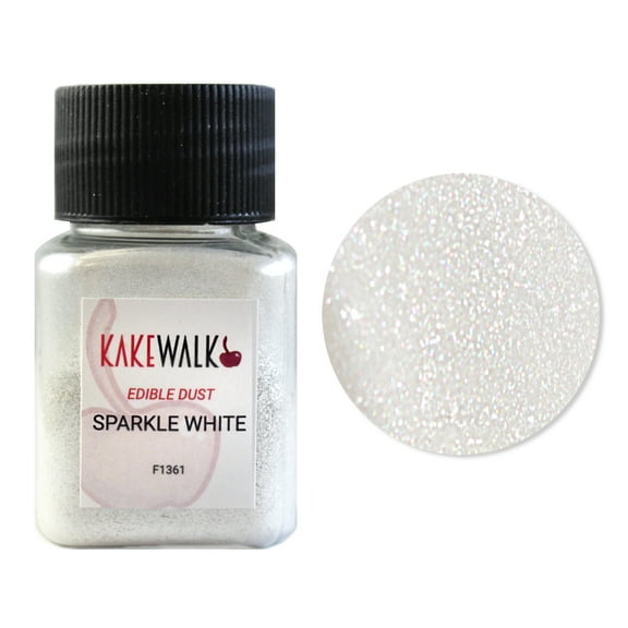 Sparkle White - Kakewalk Edible Luster Dust 10 grams