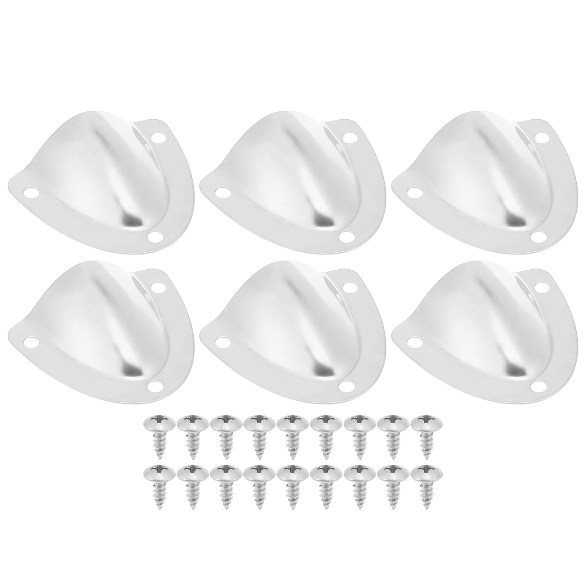 6pcs 45x40mm Boat Wire Cover Yacht Transducer Cable Cover Clam Shell