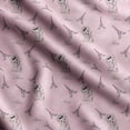 thumbnail image 1 of Soimoi Dog Print,Cotton Cambric, Quilting Fabric Sold by The Yard 42 Inch Wide, Medium Weight Cotton Fabric, SewingSupplies,Pink & Black, 1 of 5