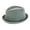 Olive, variant on Epoch Hats Company Washed Denim Cotton Fedora Hat (Men)
