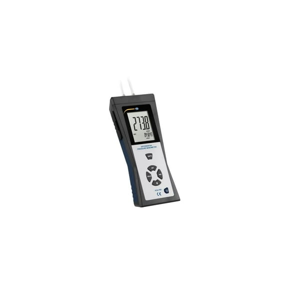 PCE Instruments PCE-P05 Manomètre Portatif, pour Mesure de Pression Différentielle, Mesure de -0.344 à 0.344 bar, Design Portable pour Test sur Site