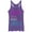 Purple Heather, variant on Women's CHIN UP 4th of July Sweet Tea and Liberty Racerback Tank Top Royal Blue Heather X Large