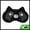 Black, variant on Unique Bargains Comfortable Adjustable Cartoon Cat Paw Eye Mask for Home Design Black