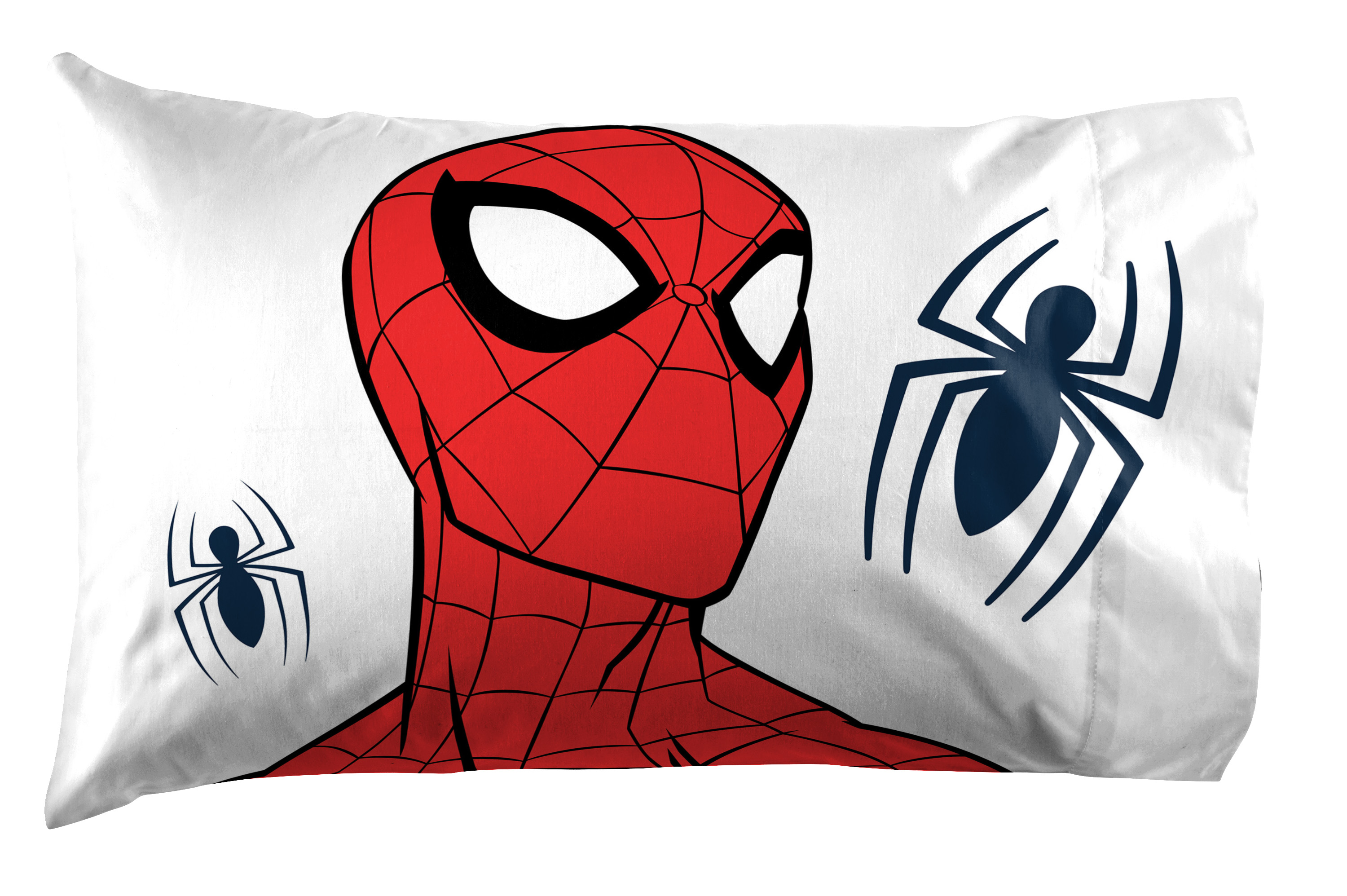Spider-Man Kids 3-Piece Twin Sheet Set, 100% Polyester, Red, Marvel