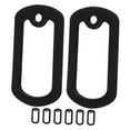 thumbnail image 6 of Soimiss 8pcs Black Dog Identification Tags Silicone for Military Style, 6 of 8