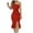 Red, variant on Fnooota Womens Party Dresses, Sleeveless Fashion Ruffled Off-the-Shoulder Midi Dresses Pink Size XL