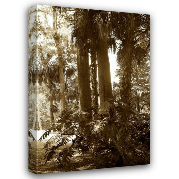 Alan Hausenflock 28x40 Gallery Wrapped Canvas Wall Art Titled - Tropical Garden II