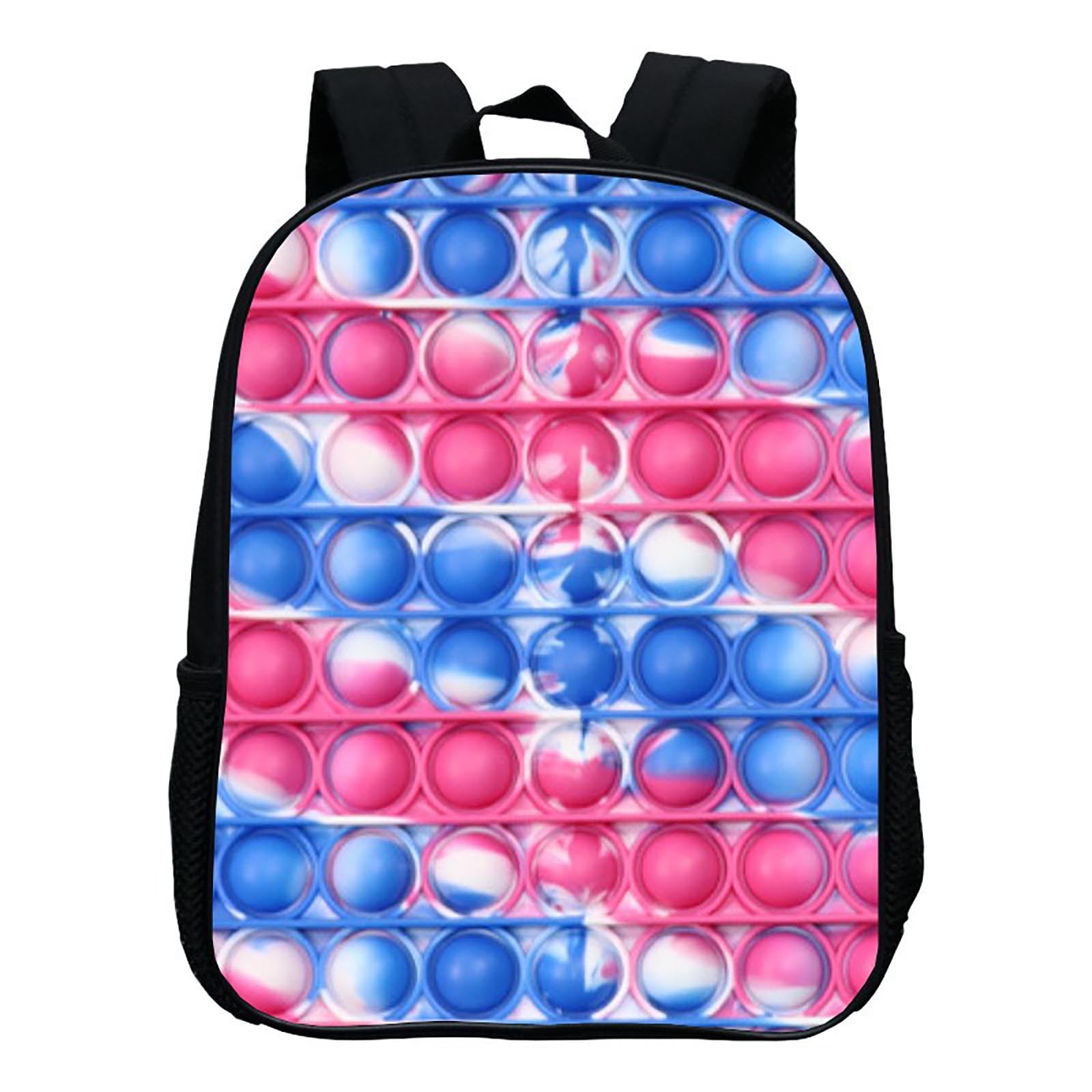 STEADY Push Fidget Toy Backpack ,Bubble Fidget Toy Print Backpack