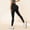 Black-b, variant on Womens Cellulite Leggings High Waisted Tummy Control Yoga Pants Athletic Stretchy Running Footless Tights