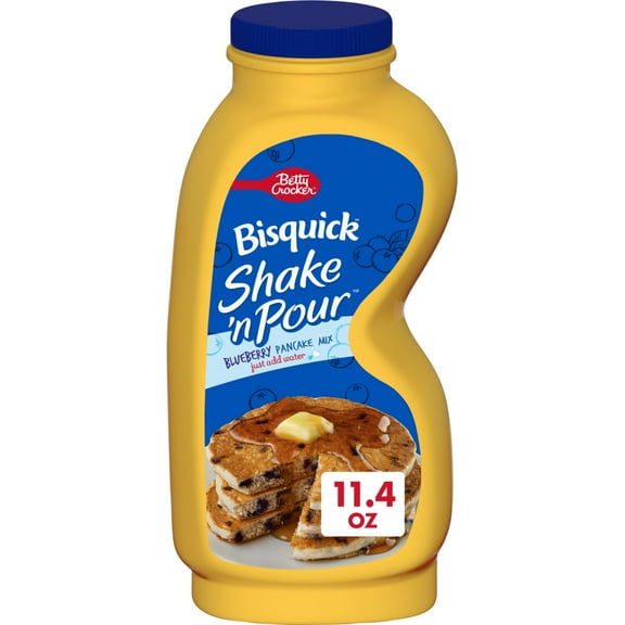 Betty Crocker Bisquick Shake 'n Pour Pancake Mix, Blueberry Flavored, 11.4 oz