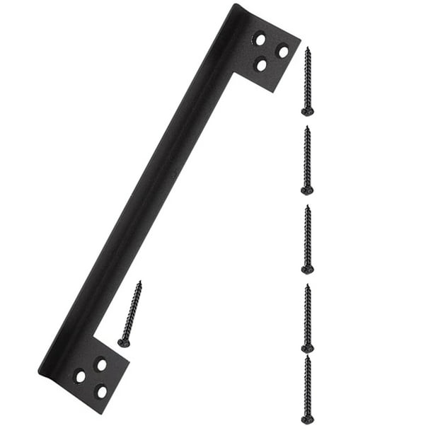 BESTYASH De Refuerzo Para Pestillo De Puerta Color Negro Con Instalación Fácil Y Material Resistente