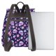 thumbnail image 3 of Disketp crystal Skull flower cool Mochila de Cuero para Mujer, Bolso de Espalda Antirrobo con Estilo para Viaje, Trabajo y Uso Diario, 3 of 4