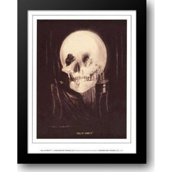 All Is Vanity 15x19 Framed Art Print by Gilbert, C. Allan