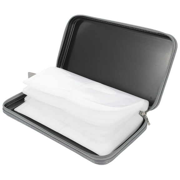 Raindrops Stand High-grade Plastic CD Bag Storage Folder Carrying Case