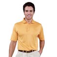 thumbnail image 1 of Monterey Club Men's Micro Checker Texture Solid Golf Polo Shirt #1082, 1 of 2