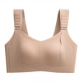 thumbnail image 2 of YYV Everyday Bras Oversize Comfortable Seamless Sports Bras for Women Plus-Size Seamless Lift Bra Adjustable Shoulder Strap With Ladder Buckle Side-Control Support Breathable Stretch Fabric Tank, 2 of 9