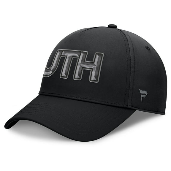 Men's Fanatics Black Utah Mammoth Authentic Pro Road Team Code Flex Hat