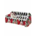 thumbnail image 2 of Valentine's Day Love Heart Sofa Covers for 2-3 Cushion Couch L-Shaped Sectional, Eucalyptus Black Plaid Love Heart Washable Sofa Covers Slipcover for Living Room, Couch Cover Blanket 71"x134", 2 of 9