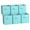 Cadet Blue, variant on 11 Inch Cube Storage Bins, Foldable Fabric Organizer Boxes with Handles, 6 Pack