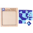 thumbnail image 4 of Juguete educativo para niños Rompecabezas de madera con dibujos animados animales números Rompecabezas dos en uno PENGJTMXG, 4 of 5