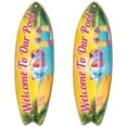 thumbnail image 1 of Colgante marino SurfSpear 2Pzas 16x45cm Madera Tabla de Surf., 1 of 2