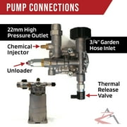 Annovi Reverberi | 2600 PSI Pressure Washer Pump For Excell EXH2425 With Honda Engines W/ Valve. TRS Part Number: 100277 by The ROP Shop