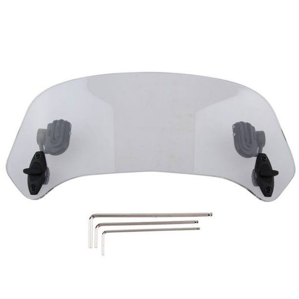 Adjustable Clip on Windshield Extension Spoiler Wind Deflector for  Motorcycles 