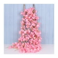 thumbnail image 1 of Guirnalda de enredaderas de cerezo de seda, 1,8 m, 256 enredaderas de flores de cerezo artificiales simuladas, decoración para fiestas de bodas, elaboradas por expertos, 1 of 12