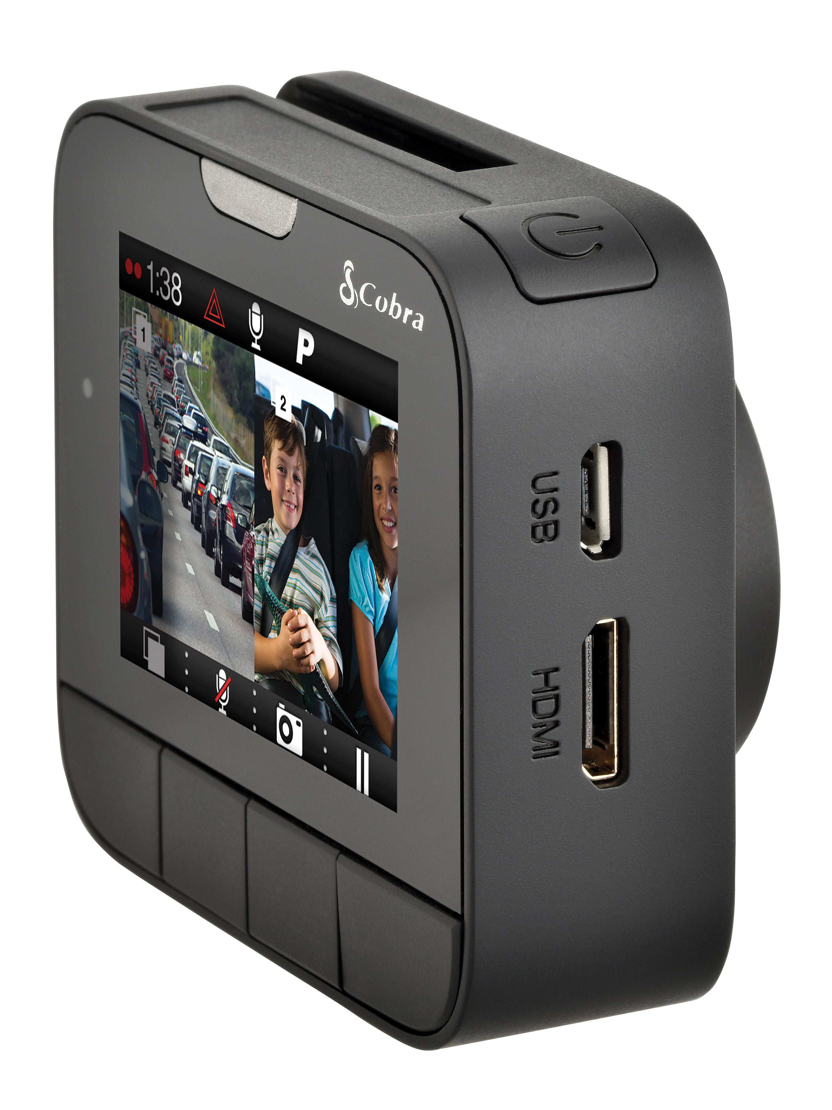 Cobra CDR 855BT HD dash cam with Bluetooth® at Crutchfield