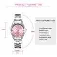 thumbnail image 5 of 6 colores de moda Relogio relojes casuales de lujo para mujer reloj resistente al agua vestido de moda para mujer reloj de diamantes de imitación para mujer, 5 of 5