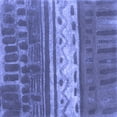 thumbnail image 1 of Ahgly Company Machine Washable Indoor Square Southwestern Blue Country Area Rugs, 6' Square, 1 of 4