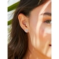 thumbnail image 4 of Silvora Women Cubic Zirconia Heart Earrings with Letter Q, Tiny Initial Stud Earrings Hypoallergenic Jewelry for Sensitive Ears, 4 of 8